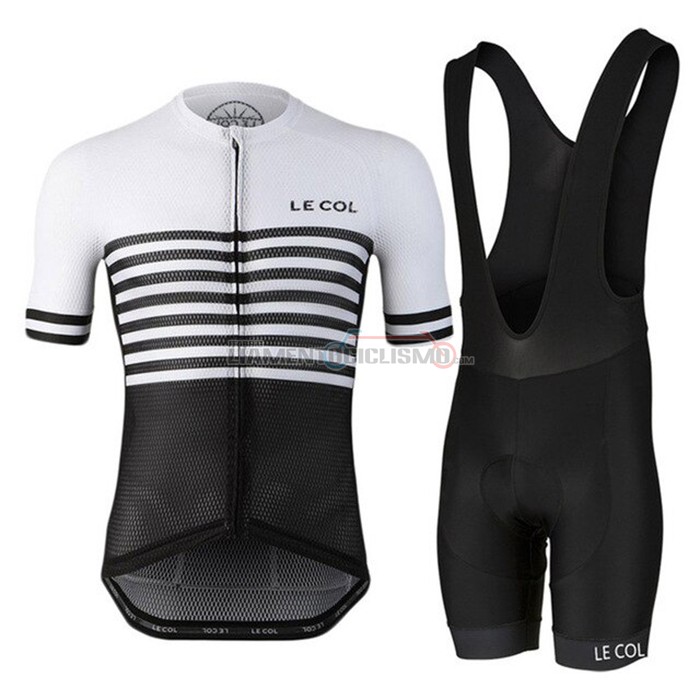 Abbigliamento Ciclismo Le Col Manica Corta 2021 Nero Bianco